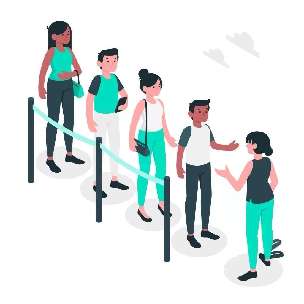 Icono de reducción de tiempos de espera